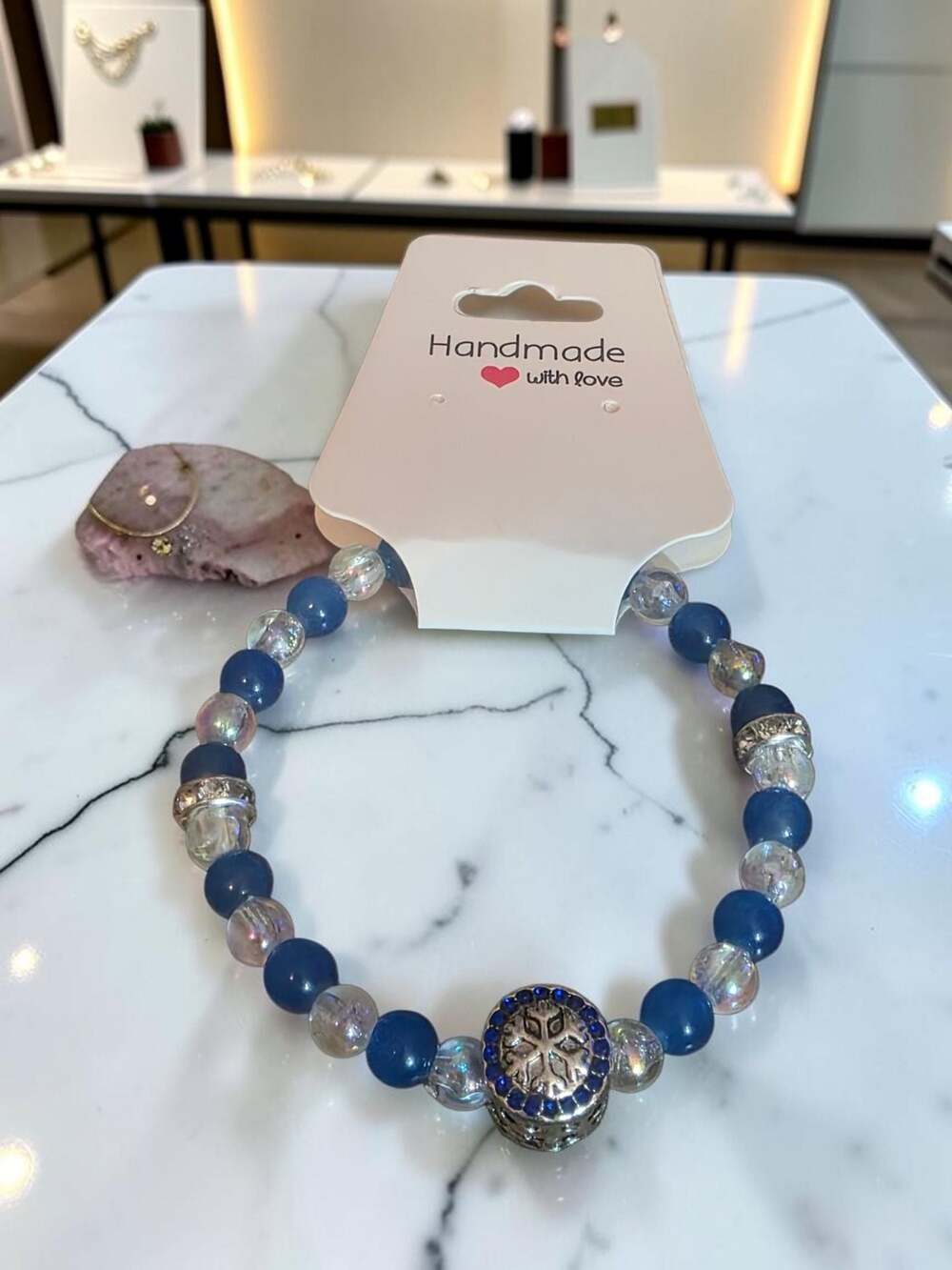 Royal Star Gradient Blue Beaded Bracelet